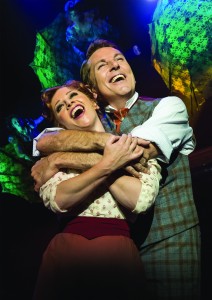 BARNUM - Brian Conley as 'PT Barnum' and Linzi Hateley as 'Chairy'. Photo by Johan Persson