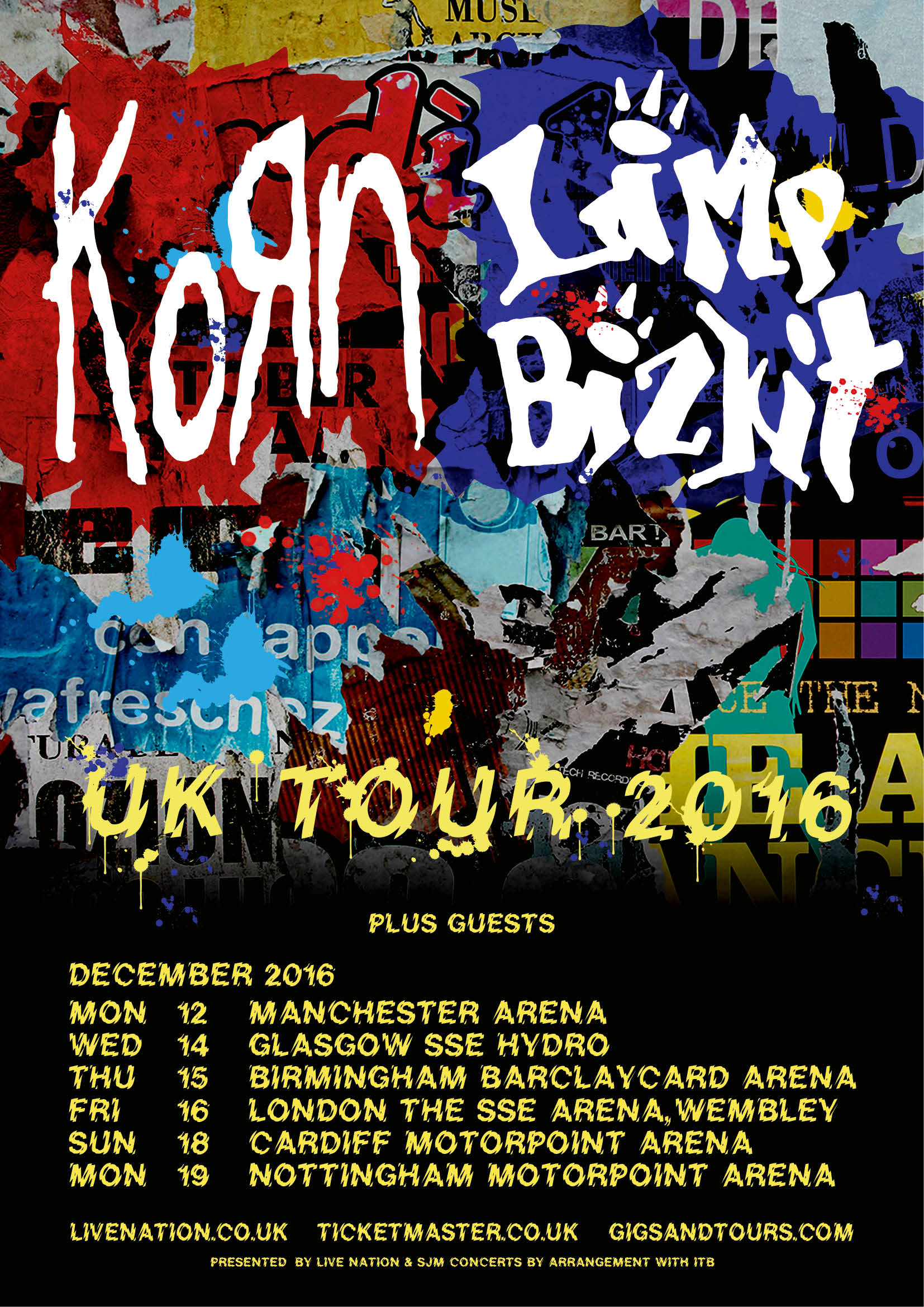 Music Korn and Limp Bizkit announce coheadline UK Arena Tour