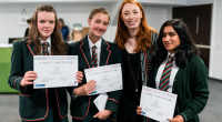 Budding-filmmakers from Hollygirt School have been award first prize in a prestigious national competition earlier this month (3 September) at the MoMath MATRIX conference run by MathsWorldUK and the University […]