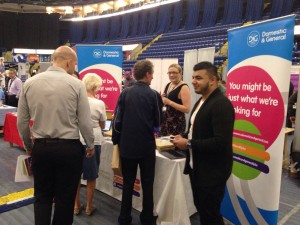 The D&G stand at The Nottingham Jobs Fair